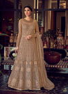 Peach Colour Latest Heavy Designer Wedding Wear Fancy Butterfly Net With Heavy Embroidery Work Salwar Suit Collection 6801